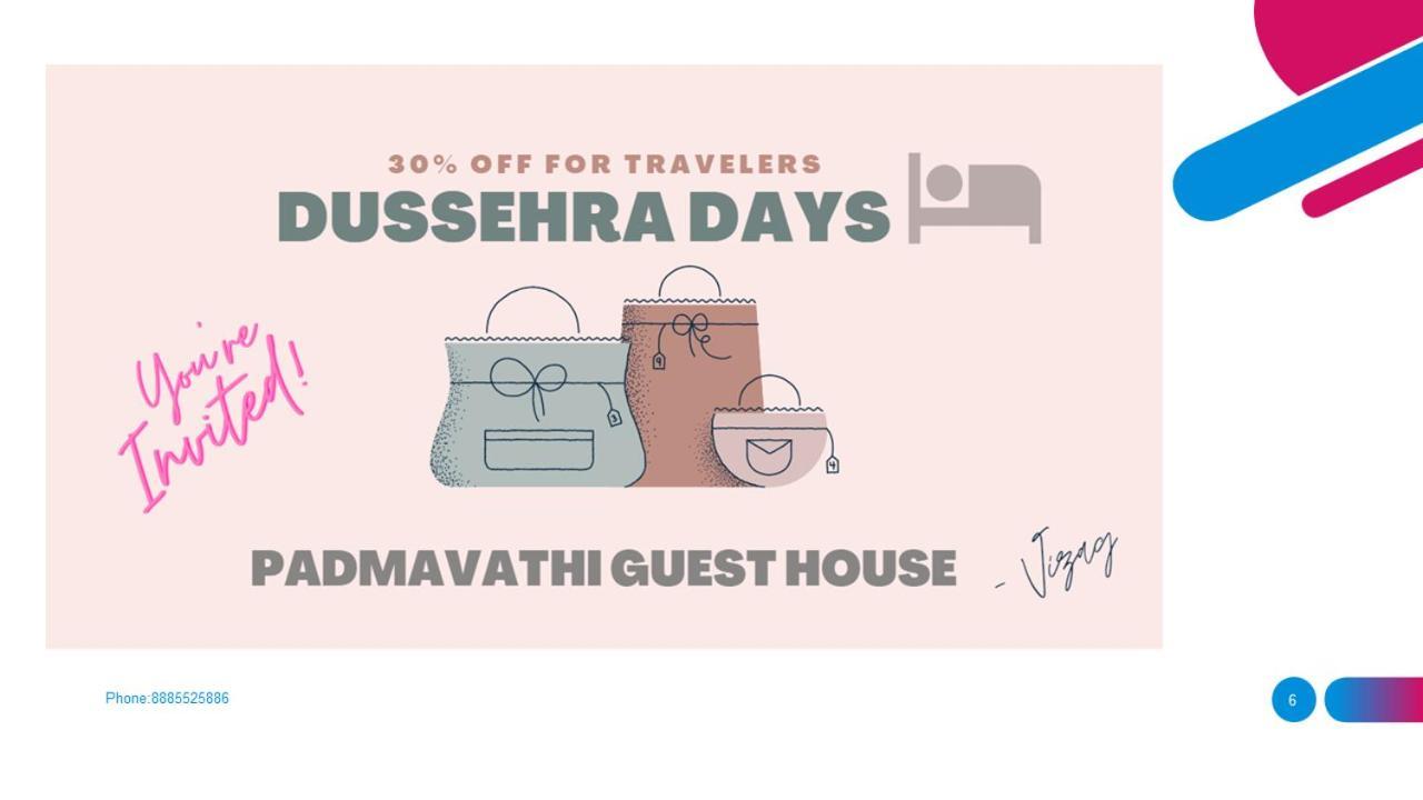 Padmavathi Family Guest House Visakhapatnam Eksteriør bilde